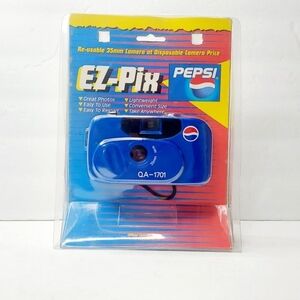 Vintage Pepsi Cola Camera 35mm EZ-Pix QA-1701 Rare. New Old Stock
